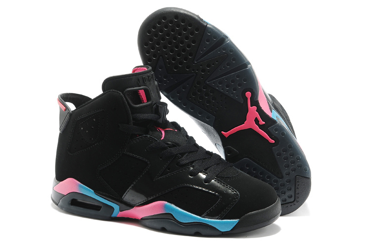 Air Jordan 6 Women Shoes Black Online
